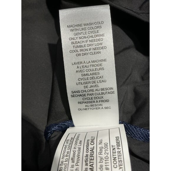 Tahari Quilted Vest XL Black Snap Pockets Full Hidden Zipper NWT - Picture 10 of 11